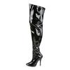 Pleaser Pink Label - SEDUCE3000WC Cuissardes - Chaussures de pole dance - Noir Product image